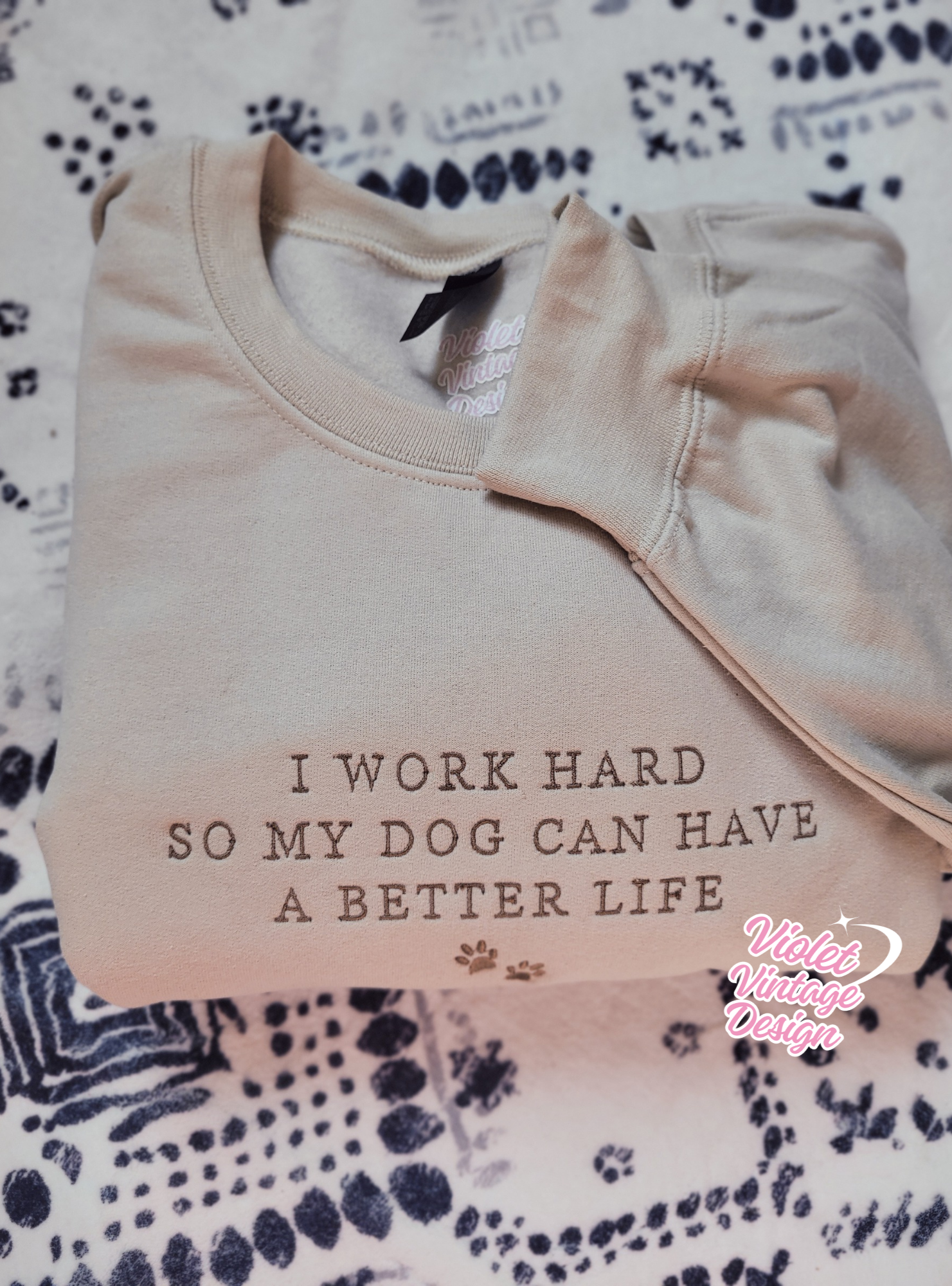 DOG CREWNECK